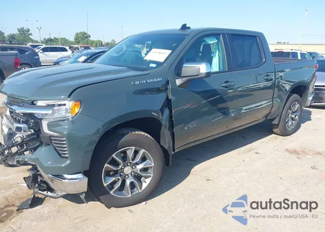 2025 Chevrolet Silverado 2Wd Short Bed Lt из США, поврежденный, VIN 1GCPACEK9SZ281690